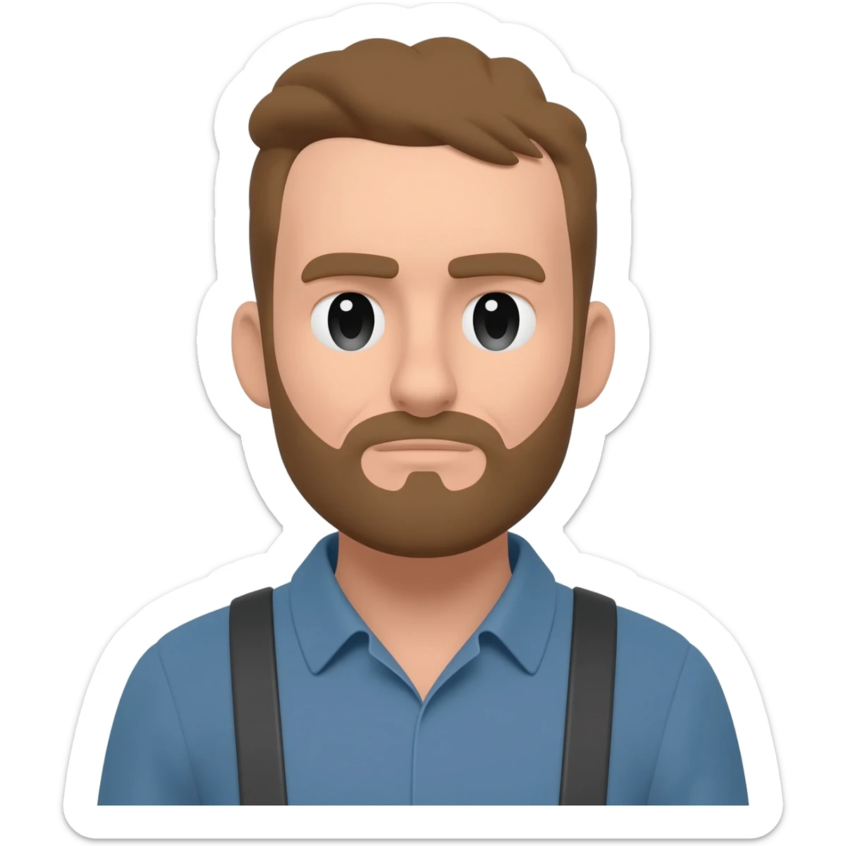 disabled man sticker