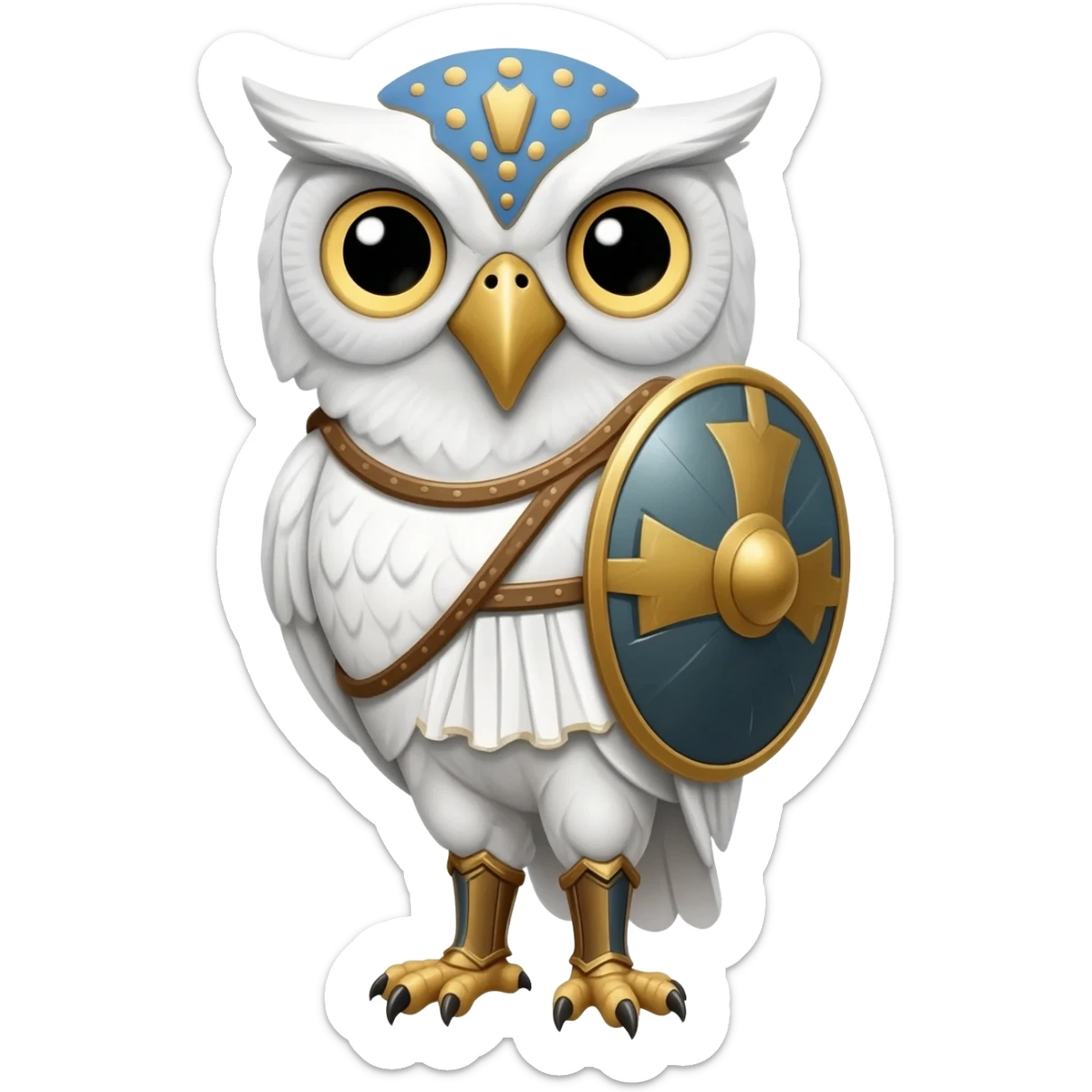 athena owl greek god sticker