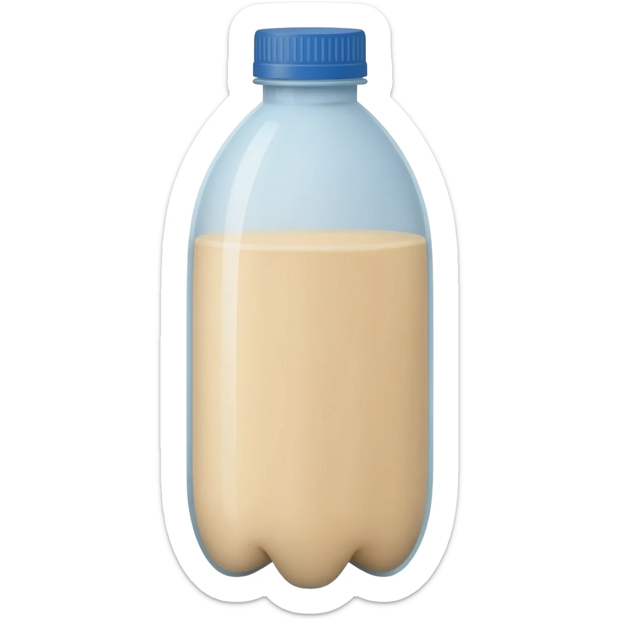 agua de horchata en botella de plastico amigable sticker