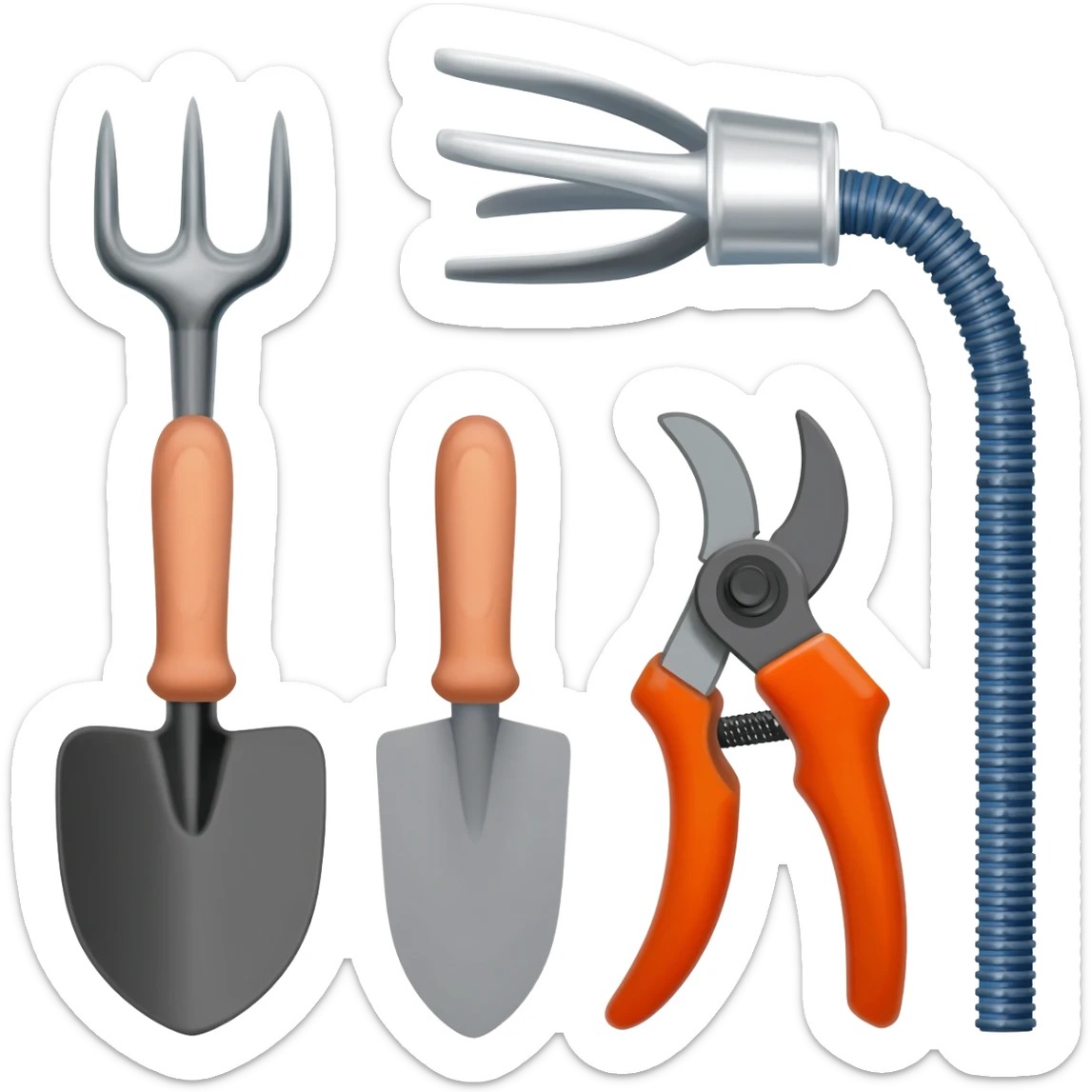 outils de jardin sticker
