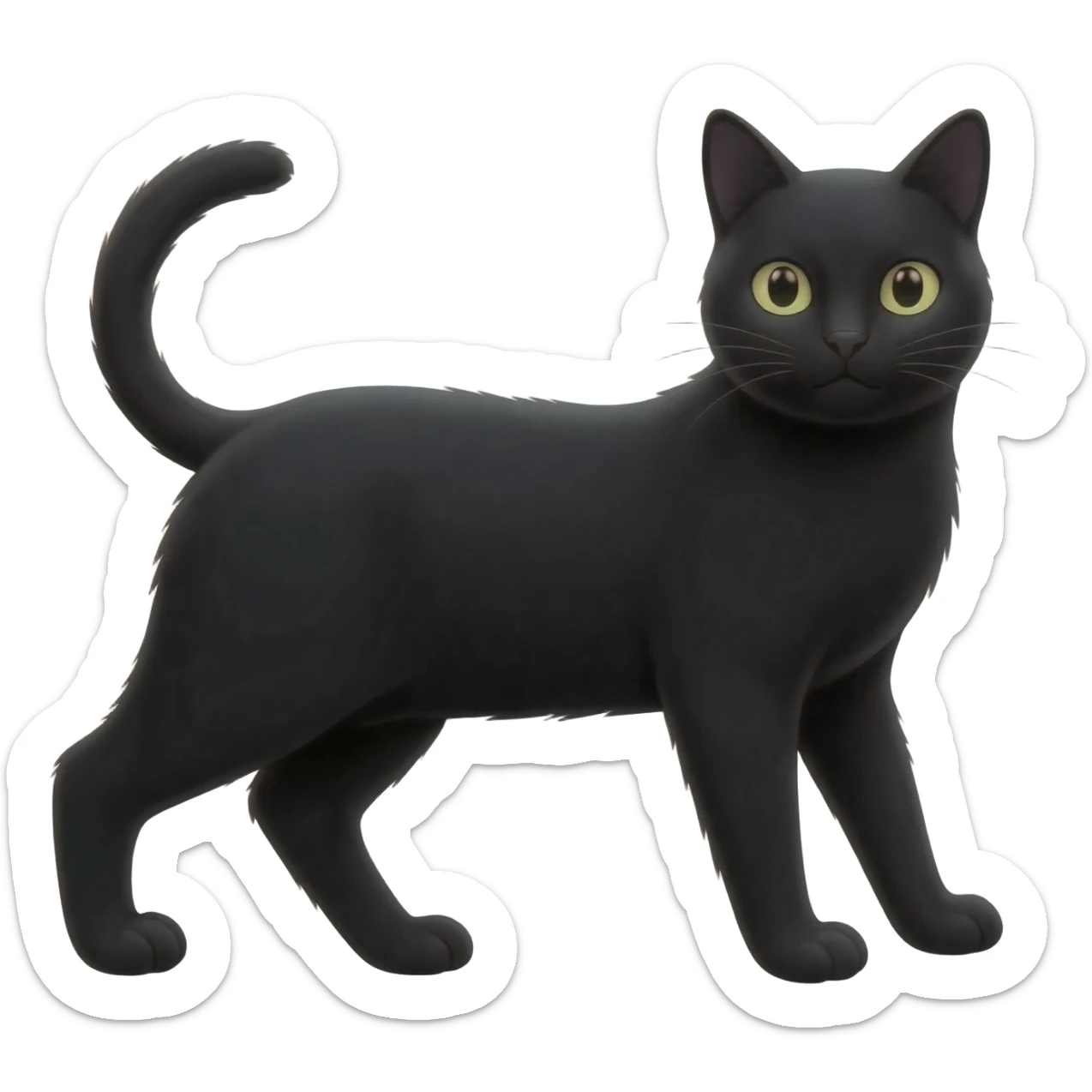 black Cat sticker