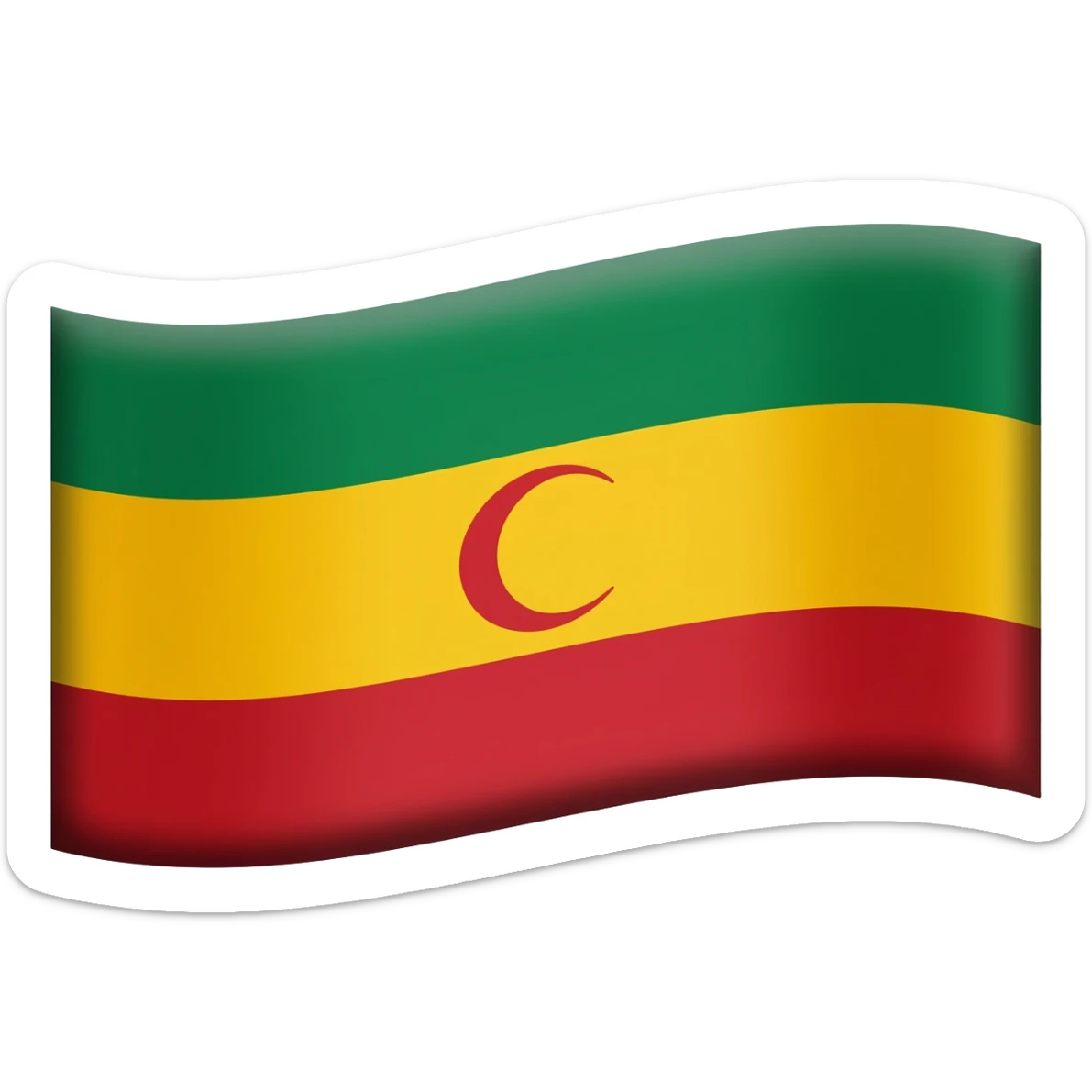 Çerkez bayrağı sticker