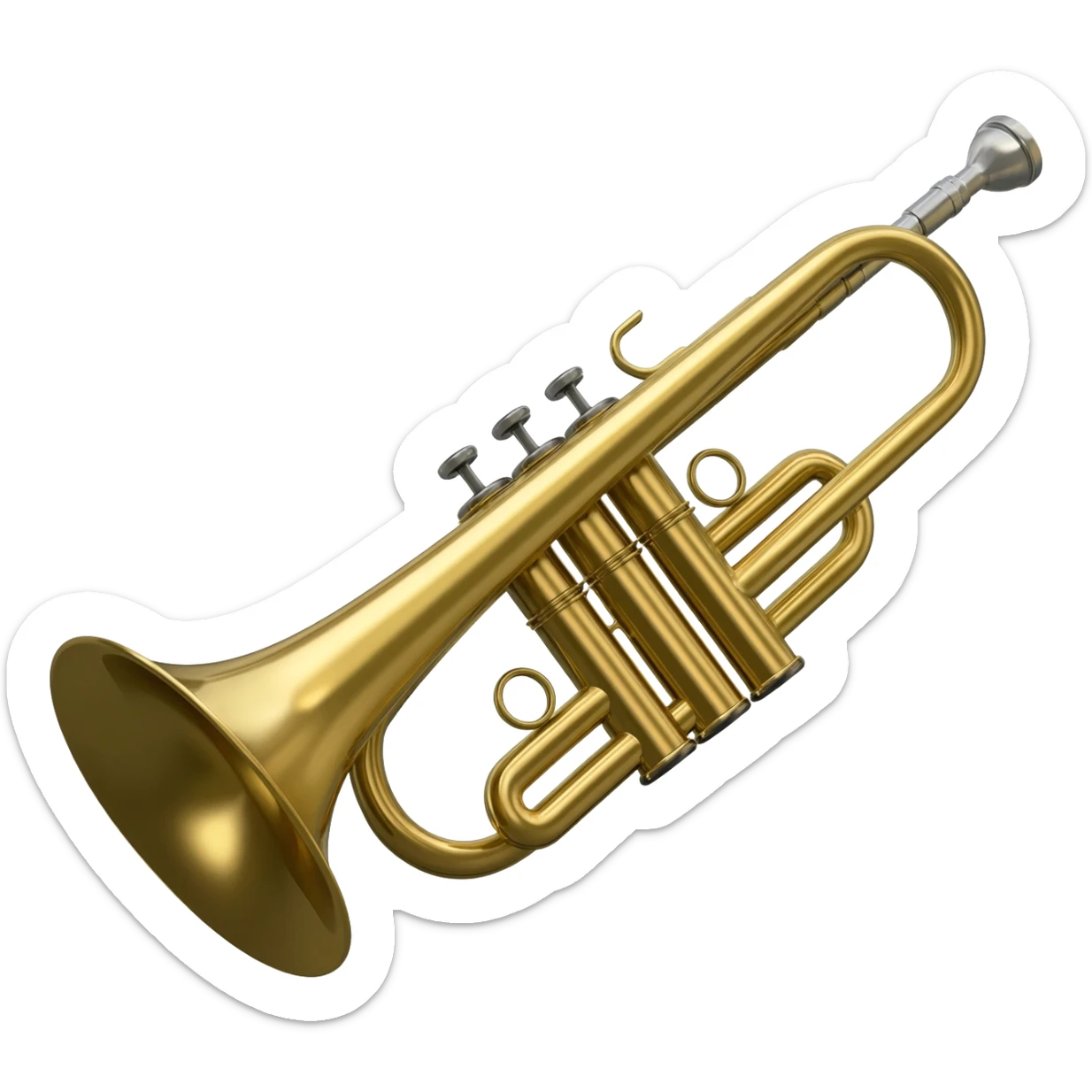 A trombone sticker