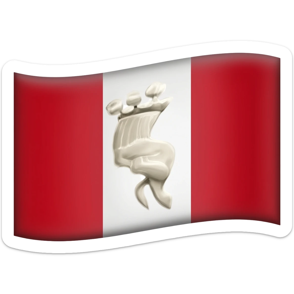 Roman empire emoji flag sticker