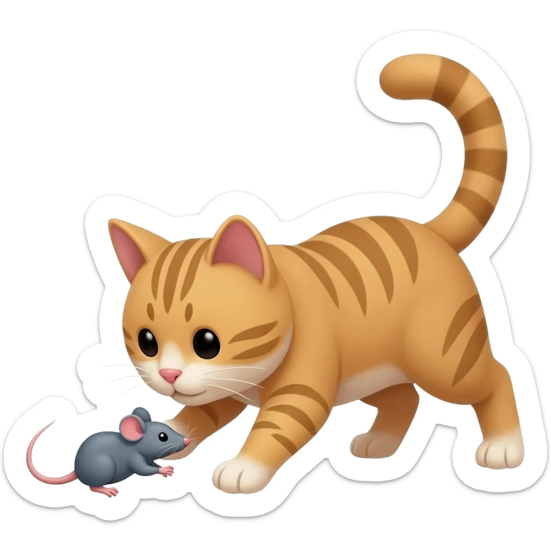 cat attack sticker