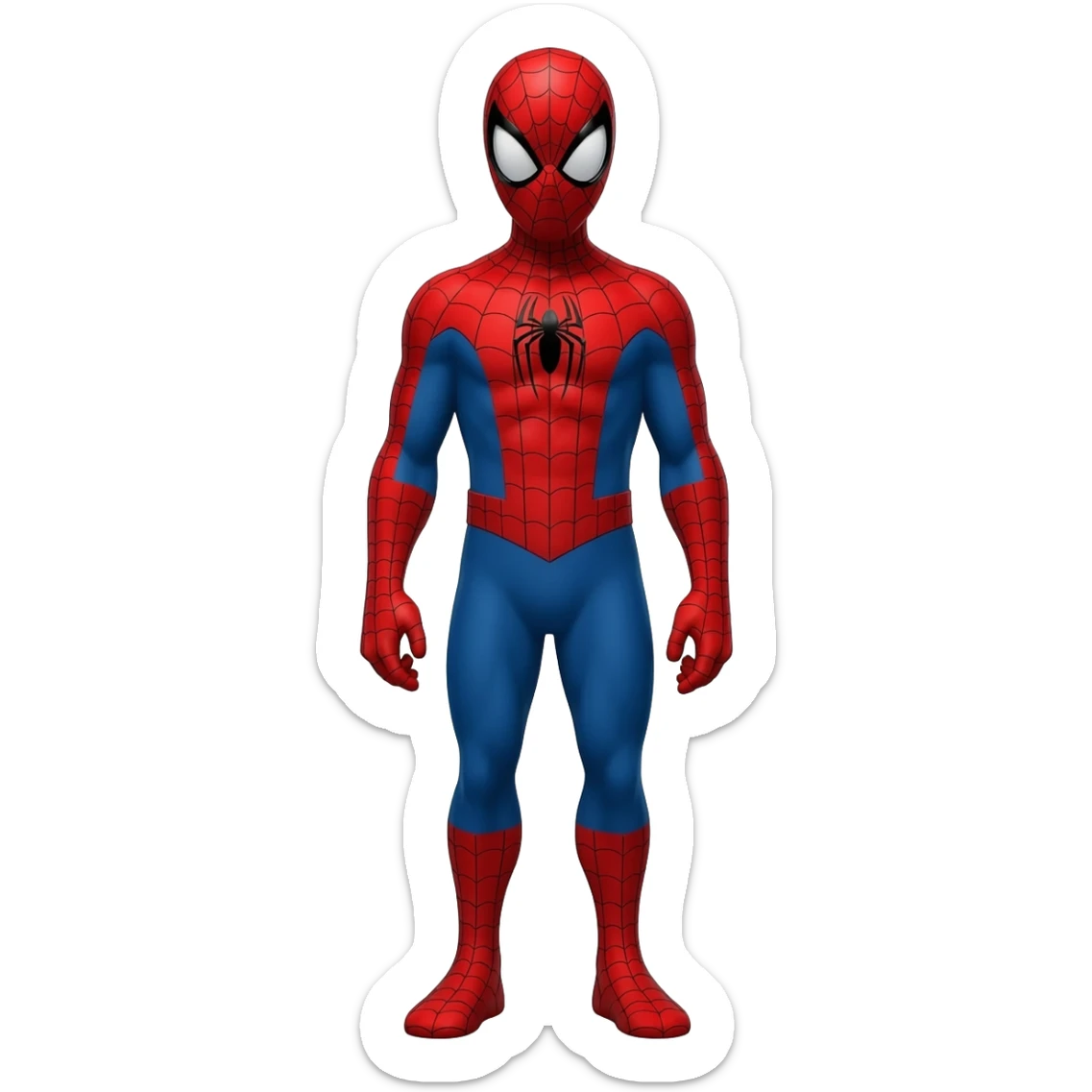 superhero spider sticker