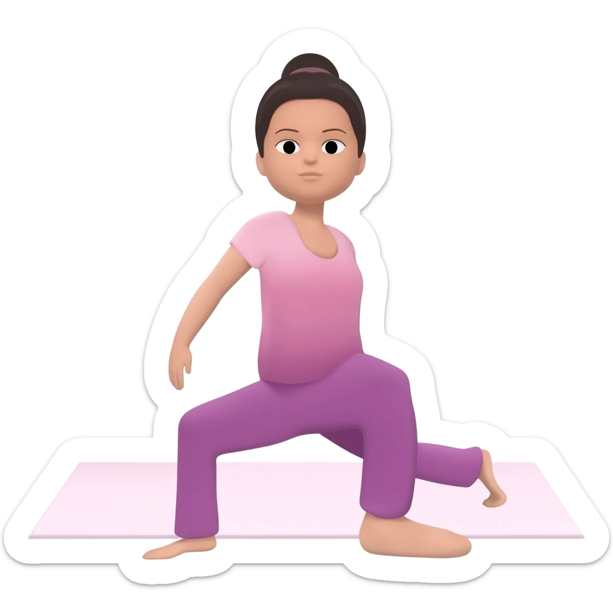 yoga sticker