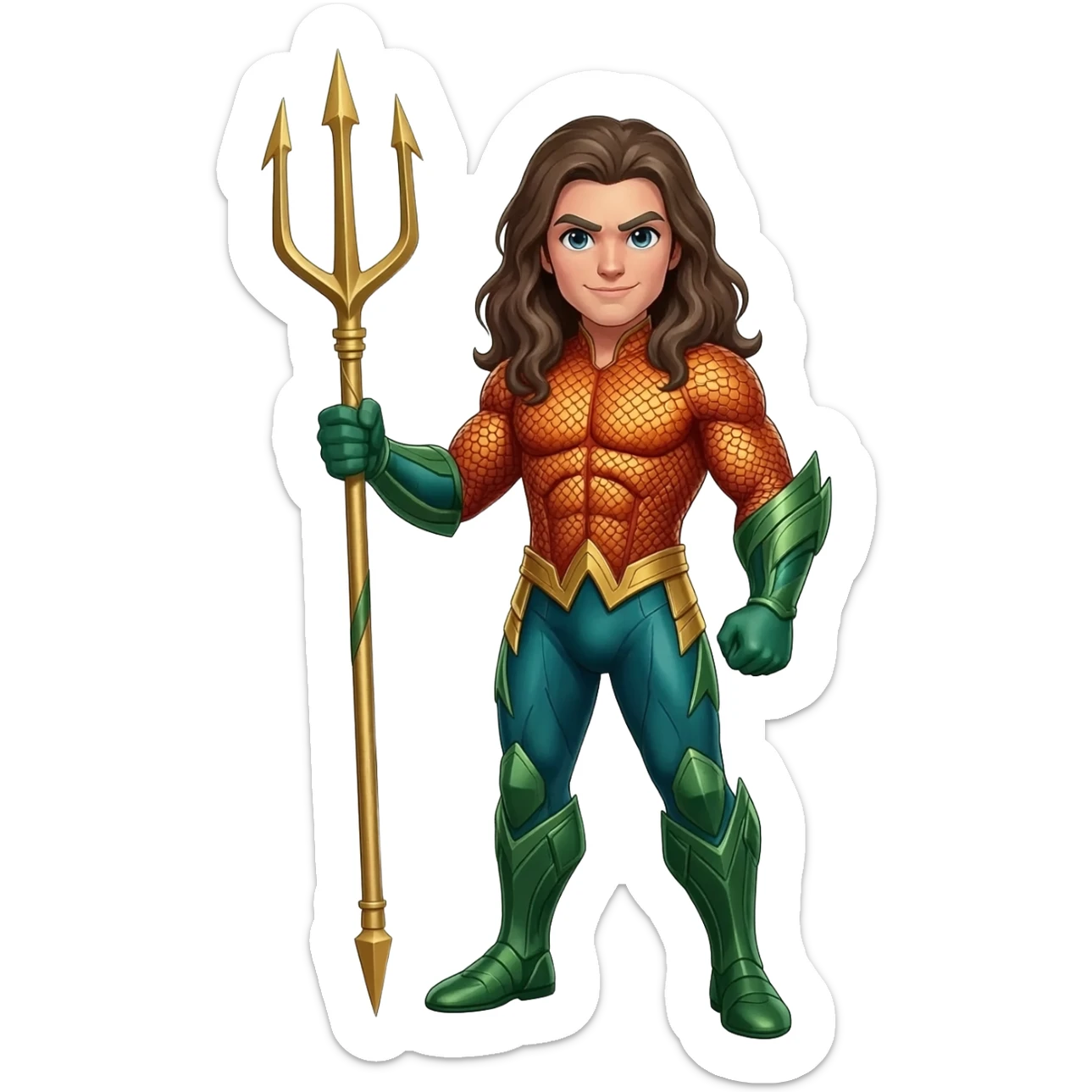 Aquaman from DC Universe sticker