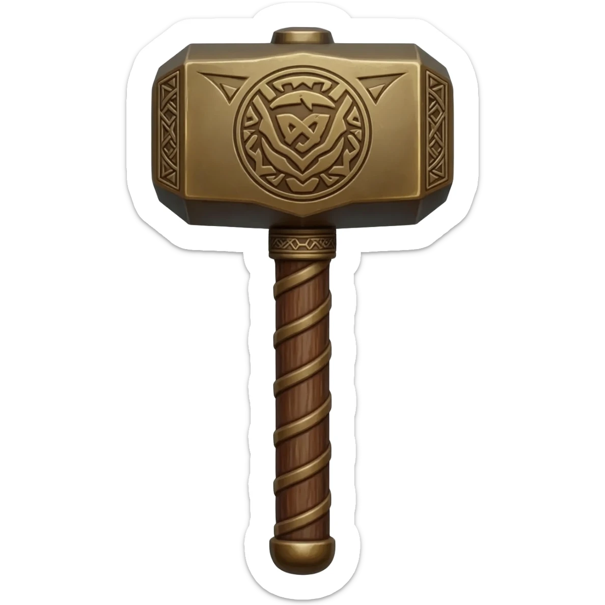 Thor hammer sticker