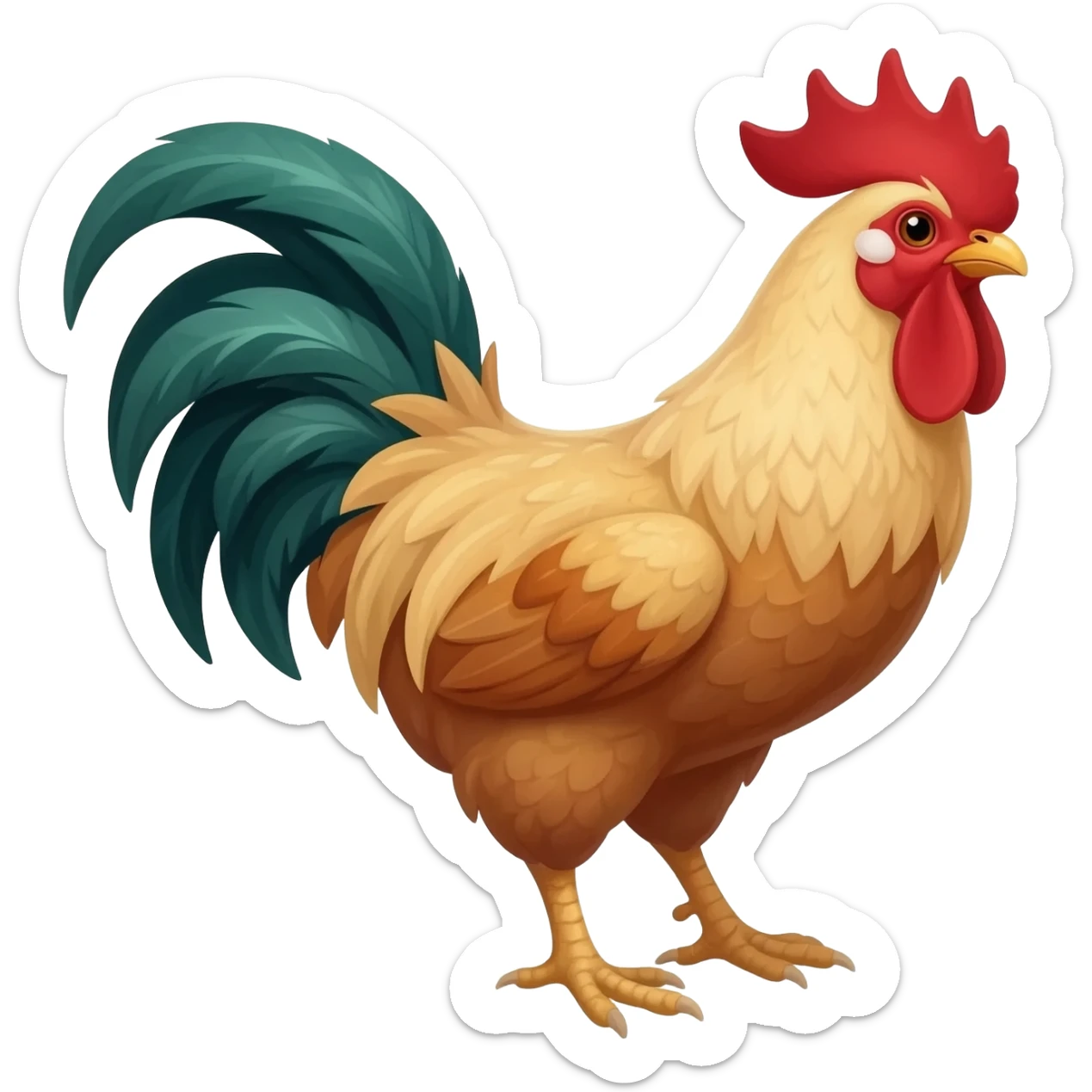 Cock sticker