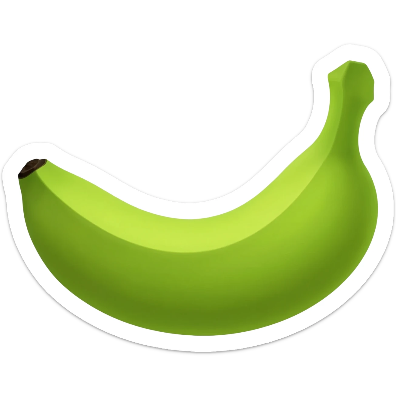 Plátano verde sticker