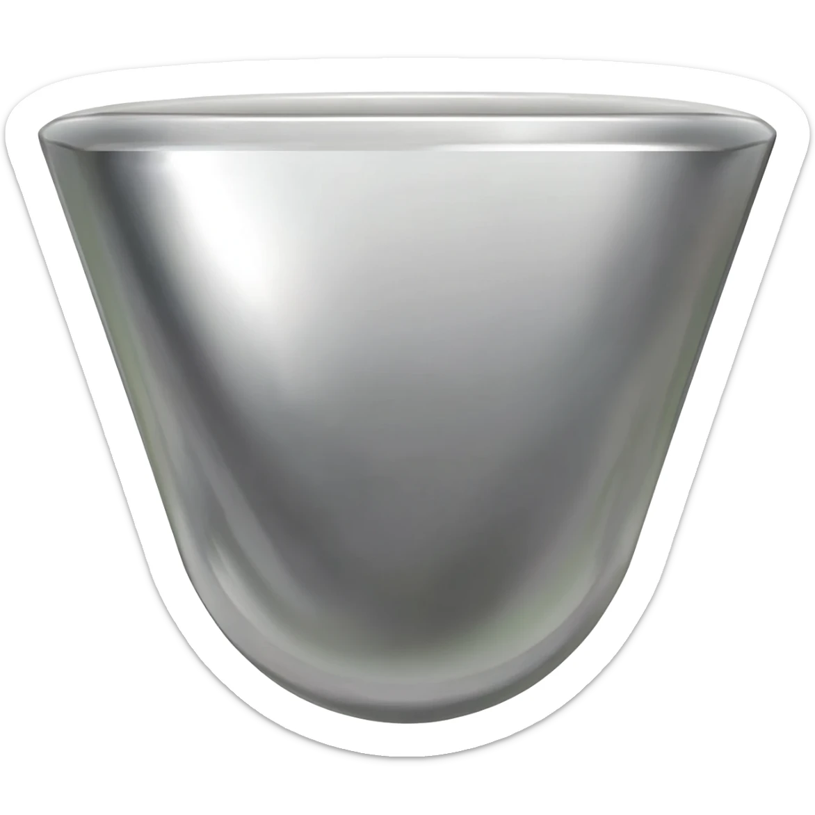 trapezoid form cowbell strikt angles sticker