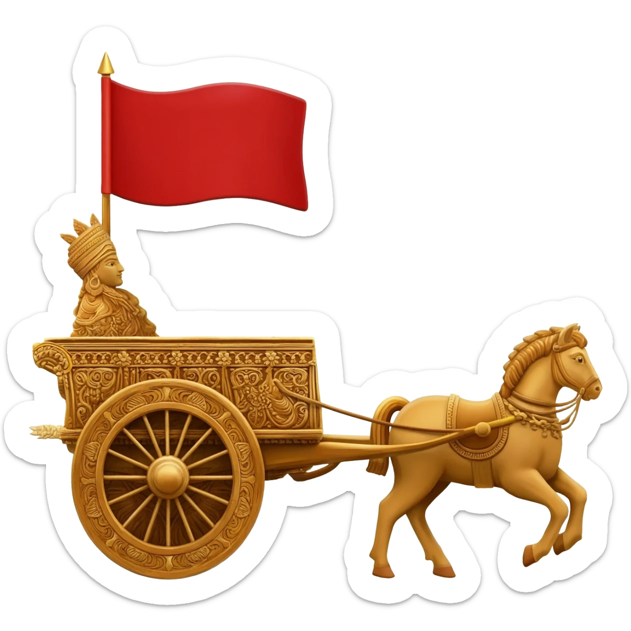 Mahabhart chariot sticker