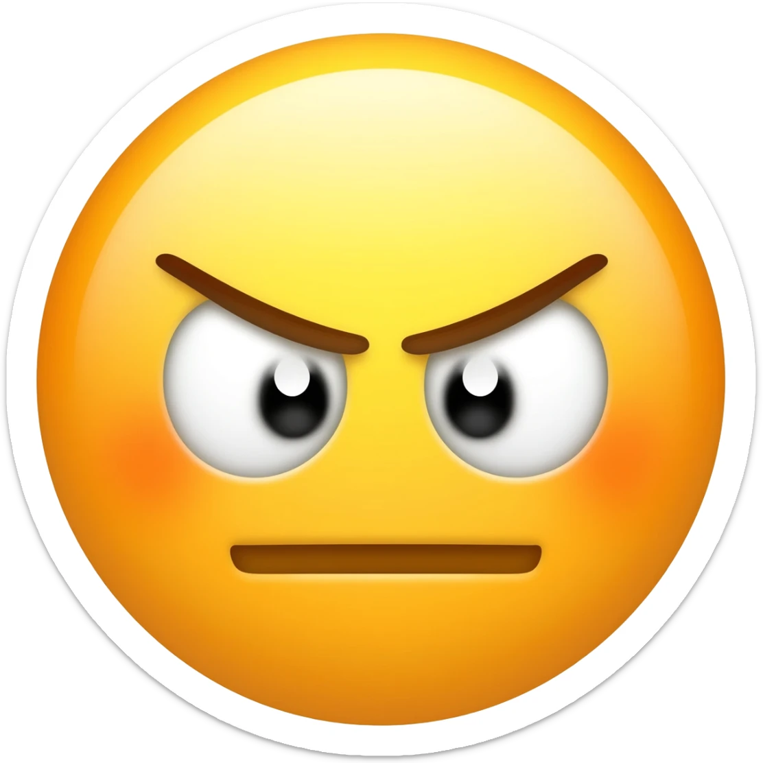 Emoji qui dévisage sticker