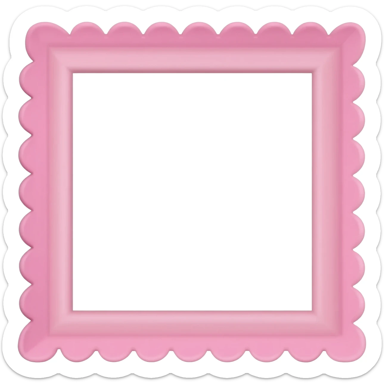 Pink Picture Frame sticker