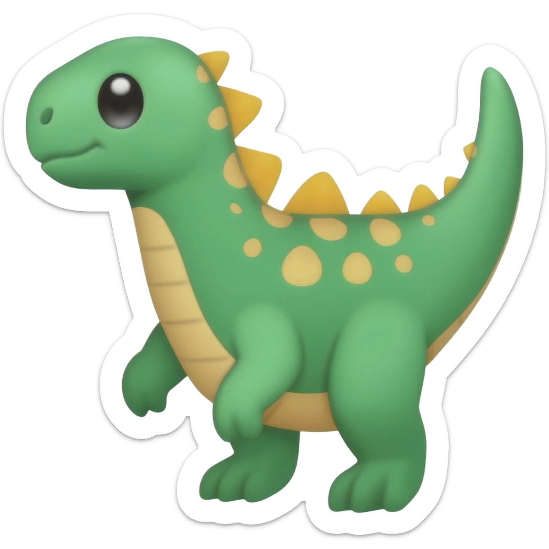 Cute dinosaur sticker