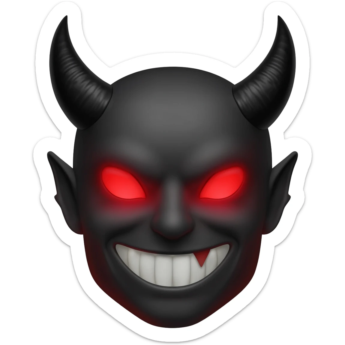 j'adore moi un smiley diable sticker