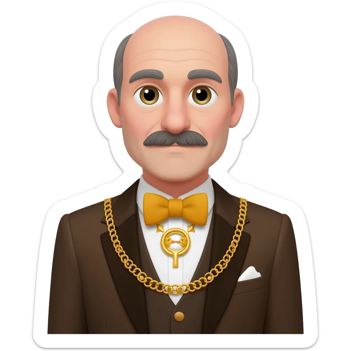 rich Italian old rich guy sticker