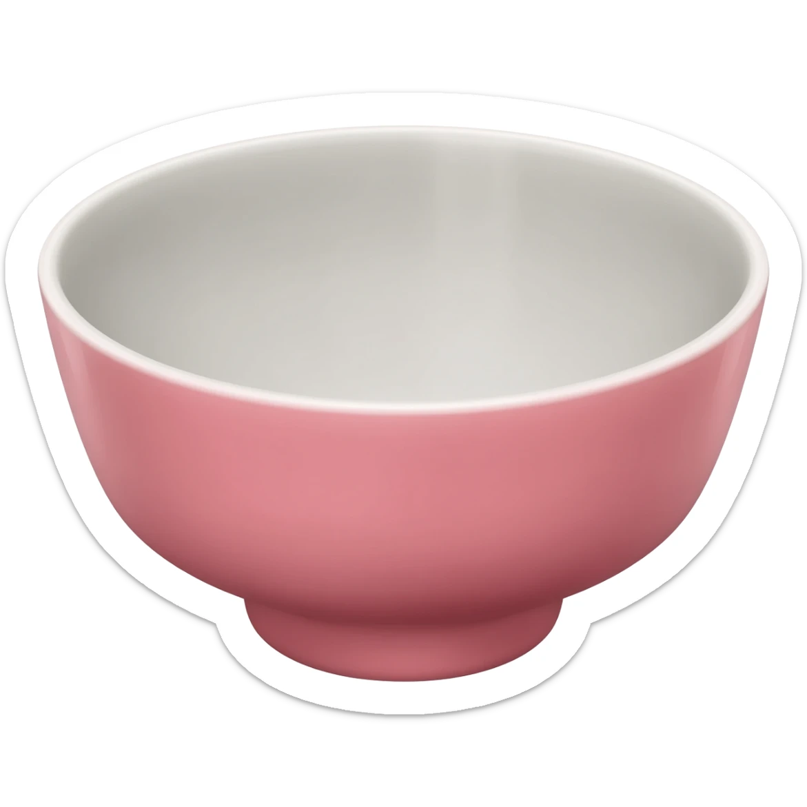matcha pink bowl sticker