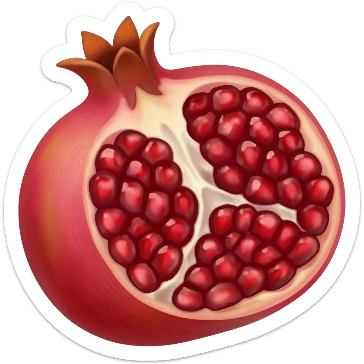 Pomegranate emoji sticker
