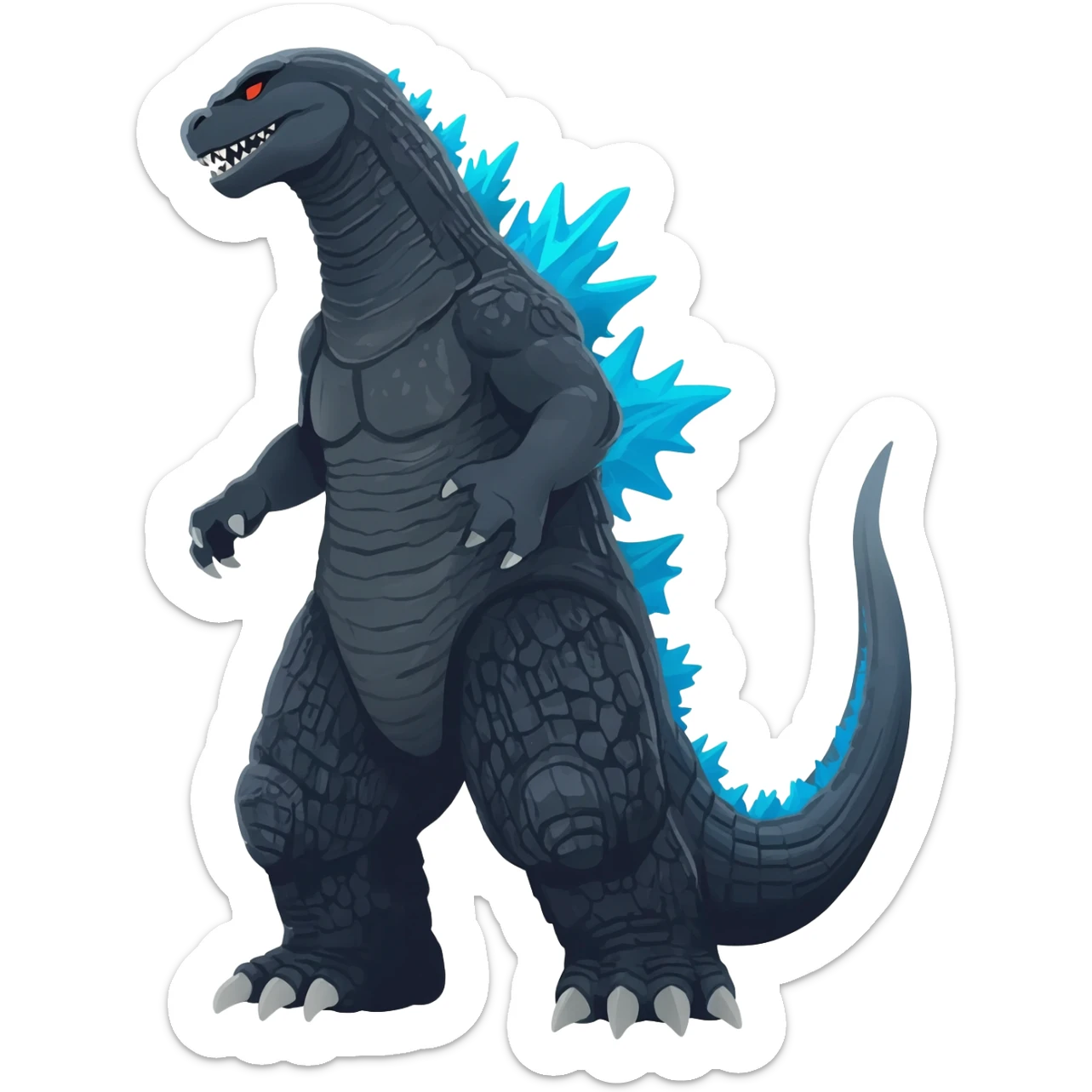 Godzilla sticker