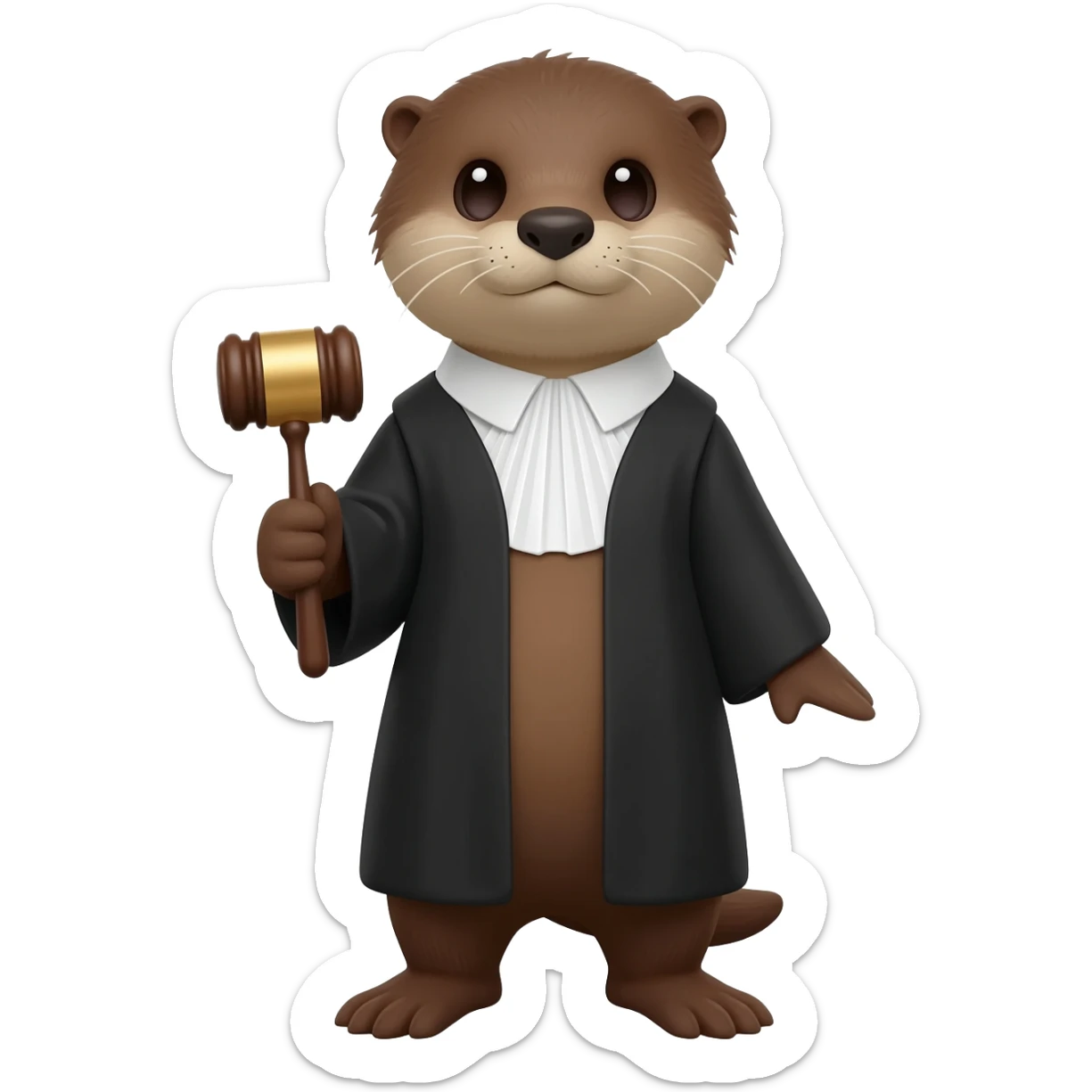 otter judge sticker