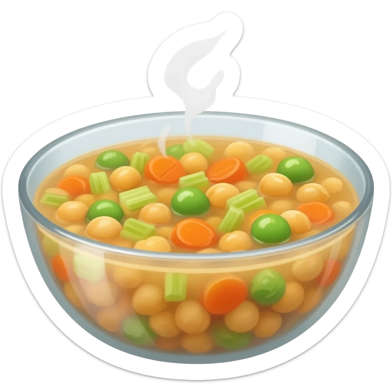 chick peas and veggies soup sticker