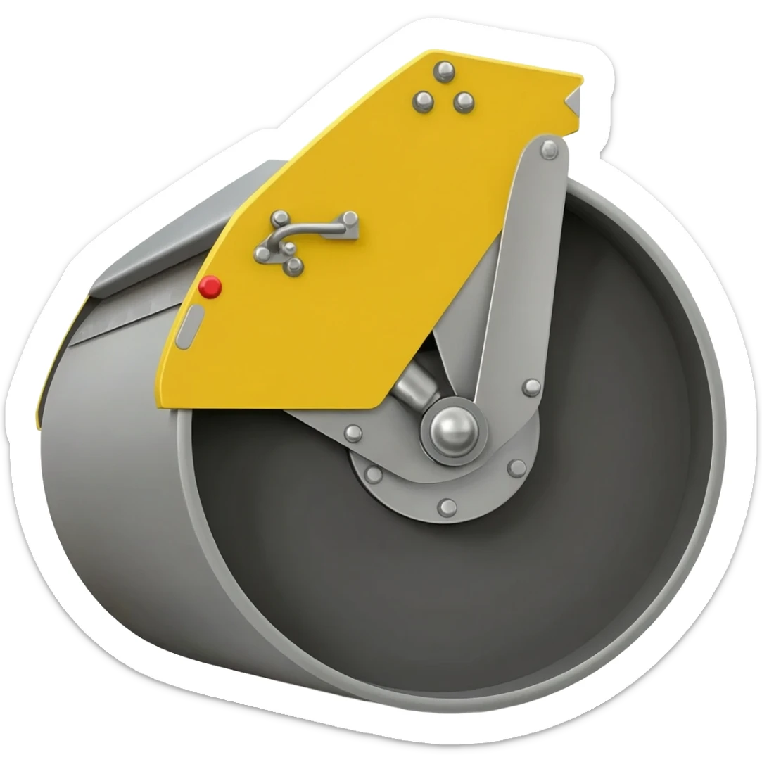 Leeboy 1000 asphalt paver side view sticker