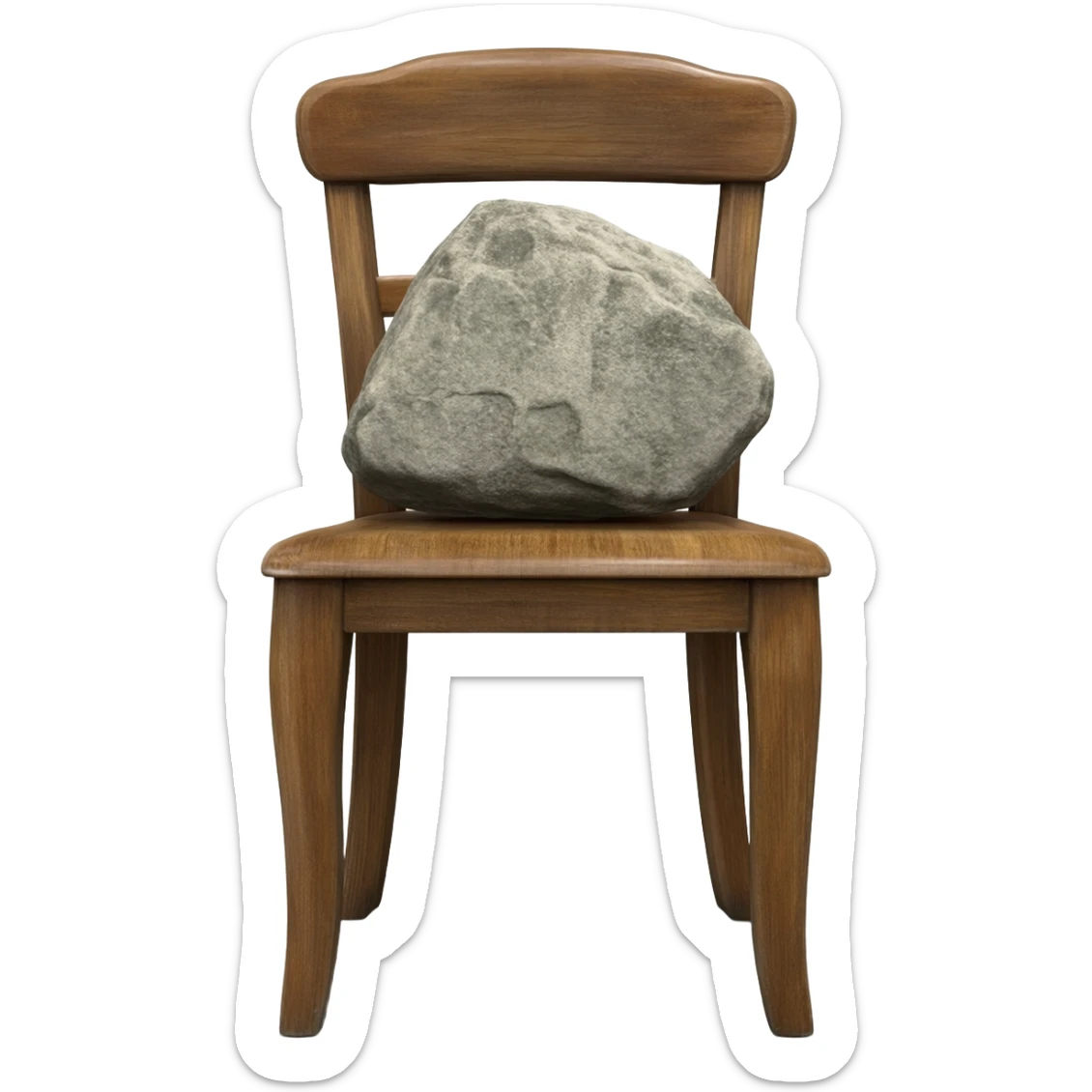 rock on a chair sticker