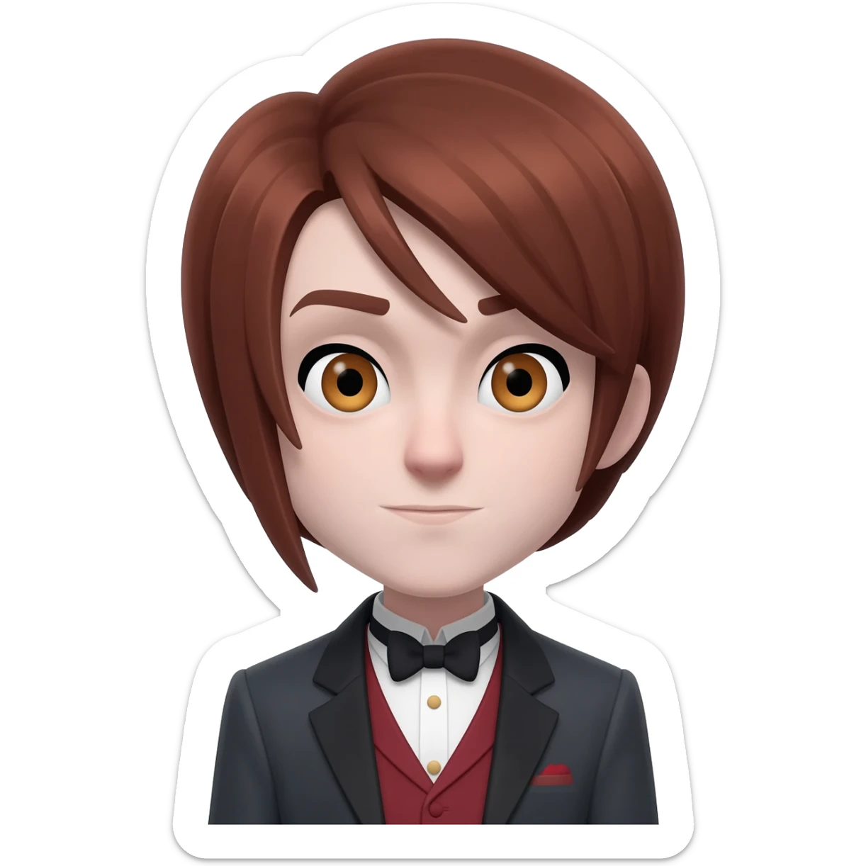 niffty from hazbin hotel sticker