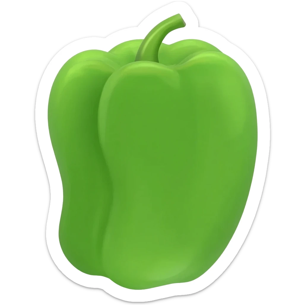 a green chili pepper sticker