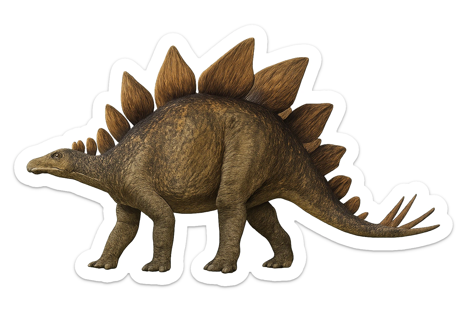 Stegosaurus sticker