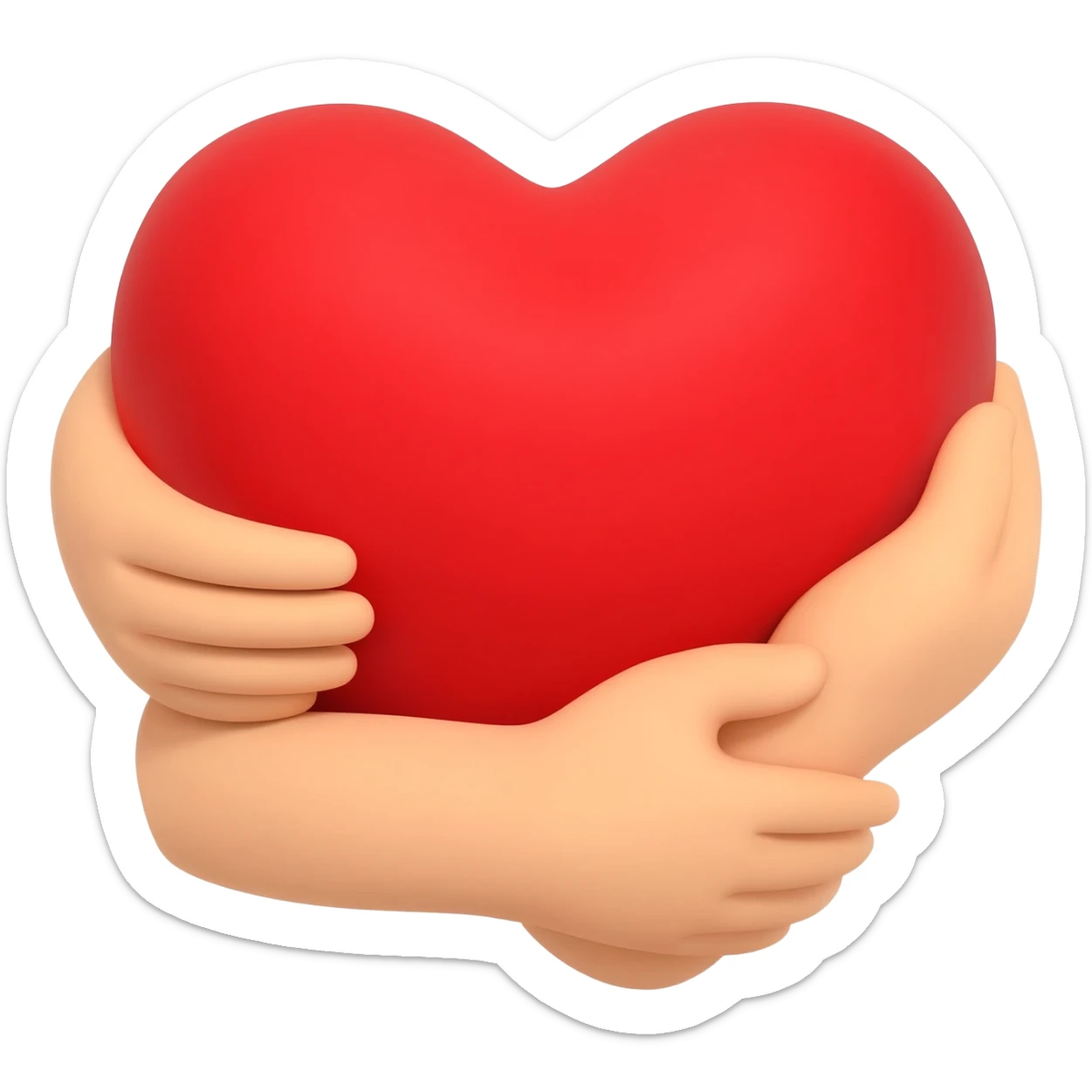 Heart,  hug sticker