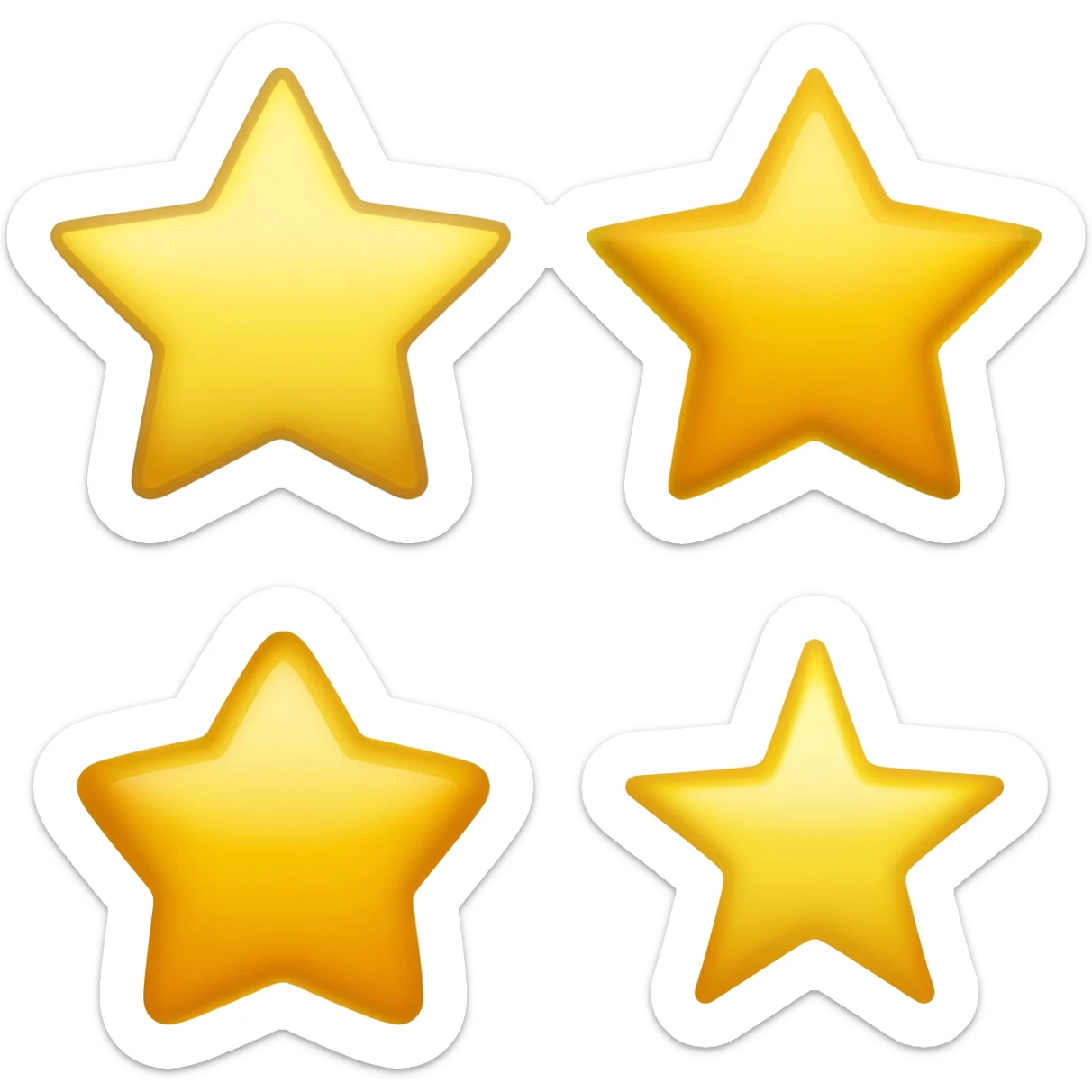 4 and a half star sticker