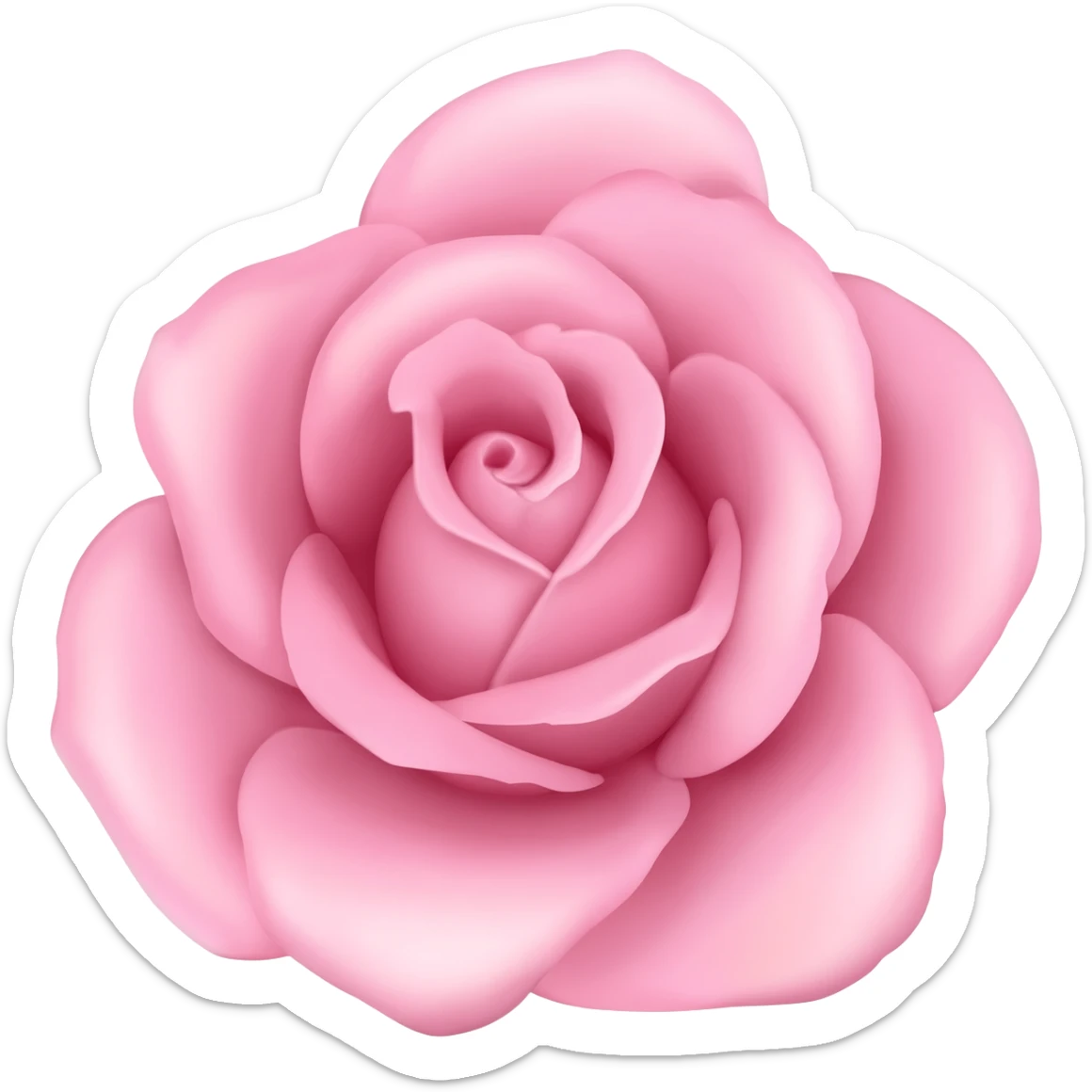 light pink roses sticker