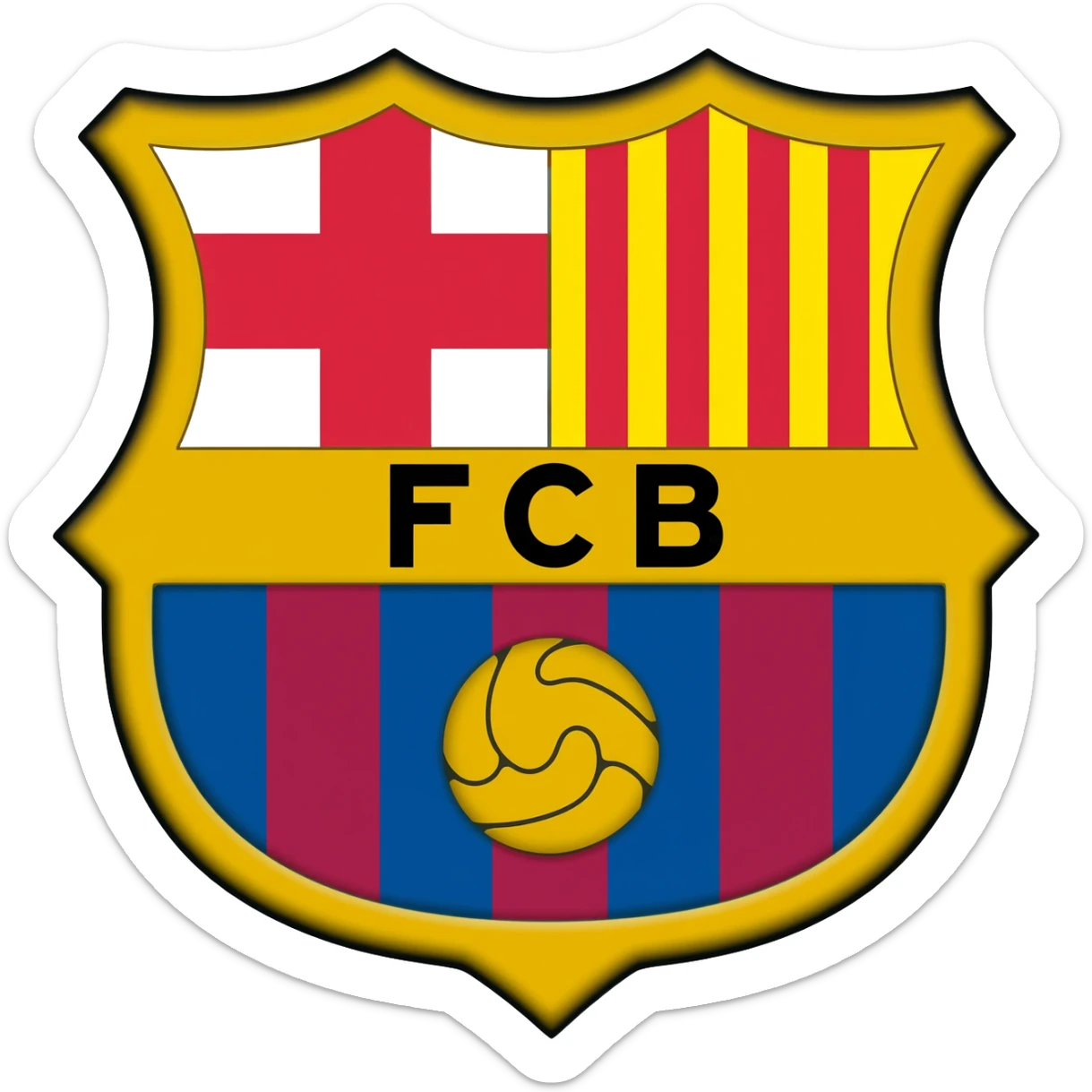 Emoji del Barcelona sticker