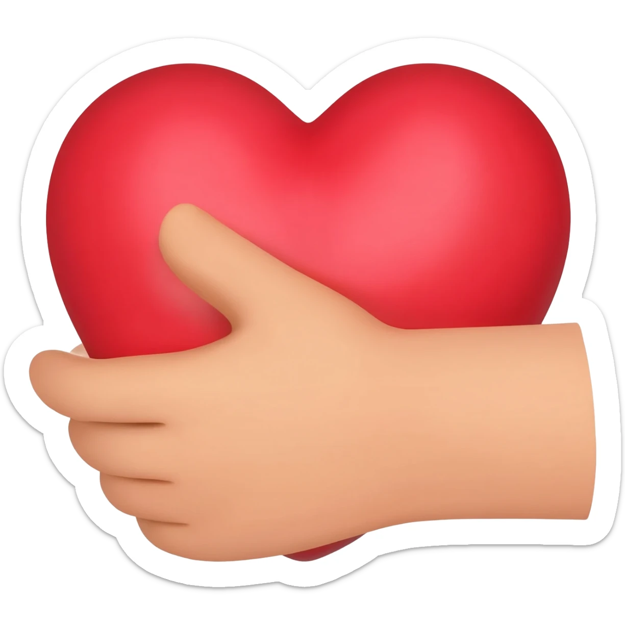 Heart,  hug sticker
