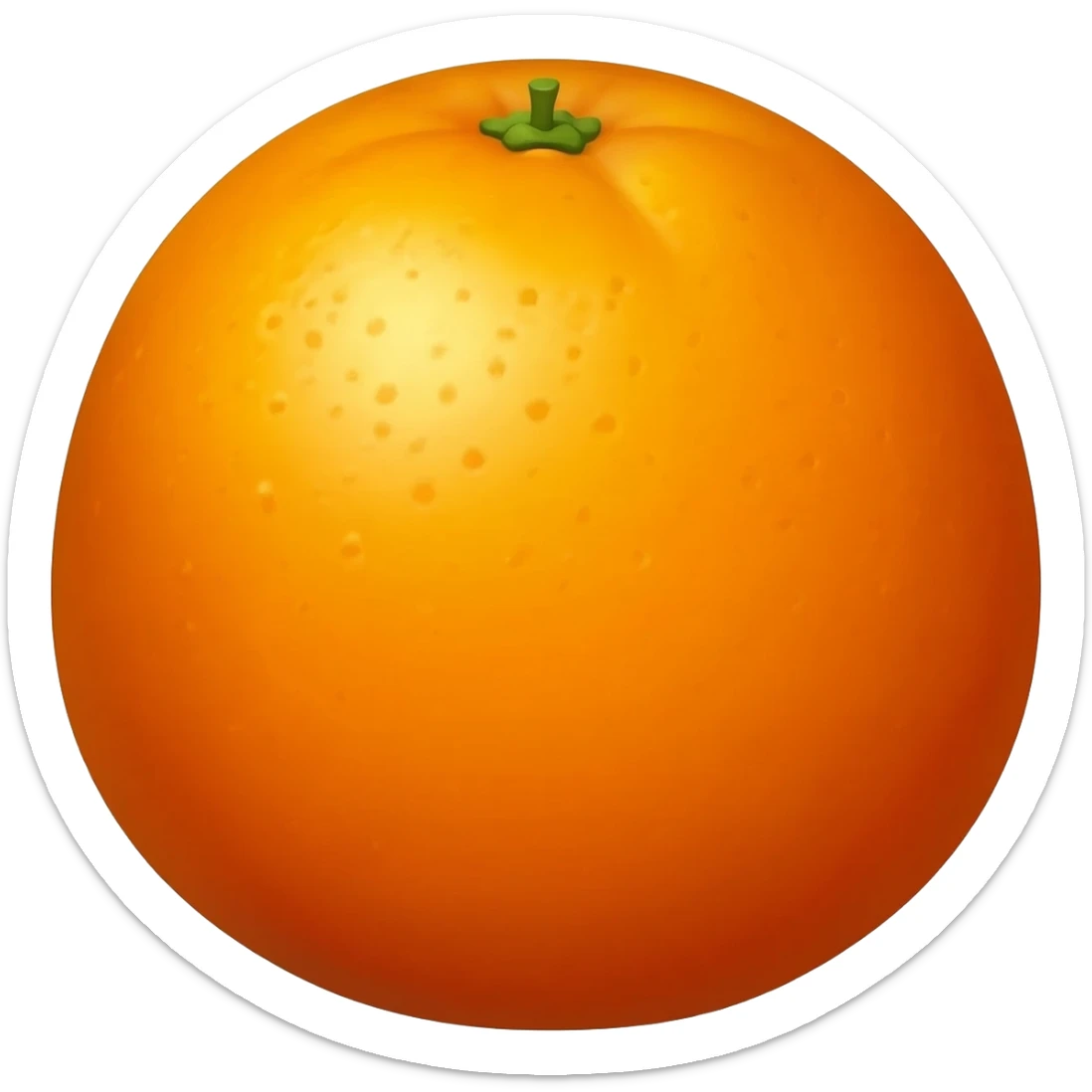 Orange original sticker