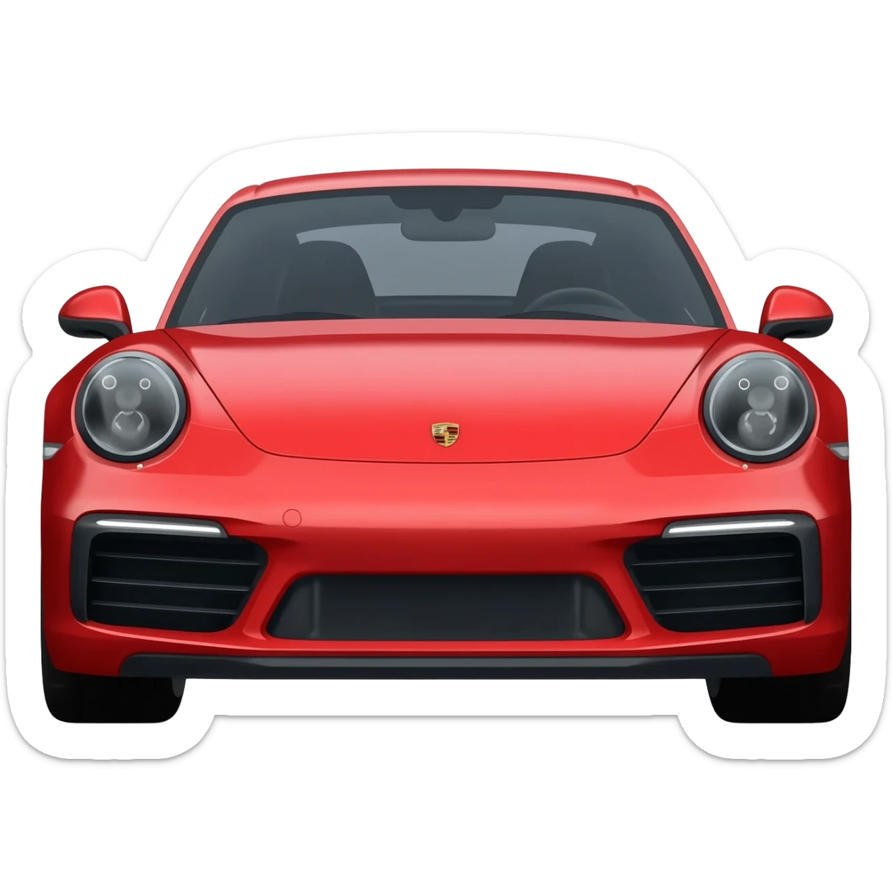 Porsche emoji sticker