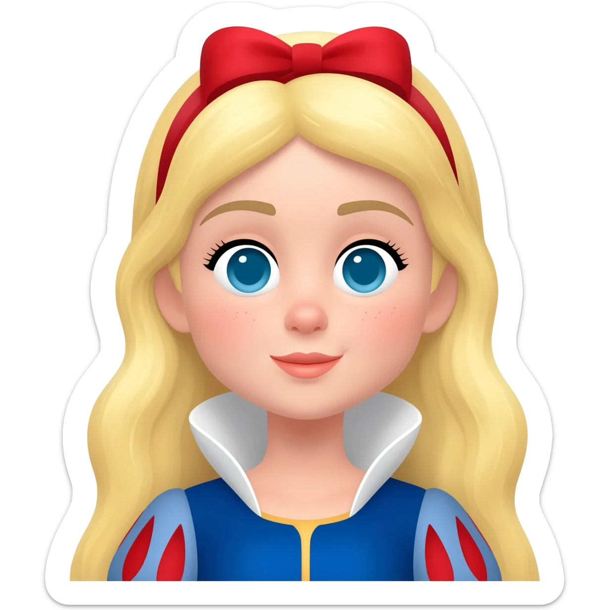 Une fille comme blanche neige sticker