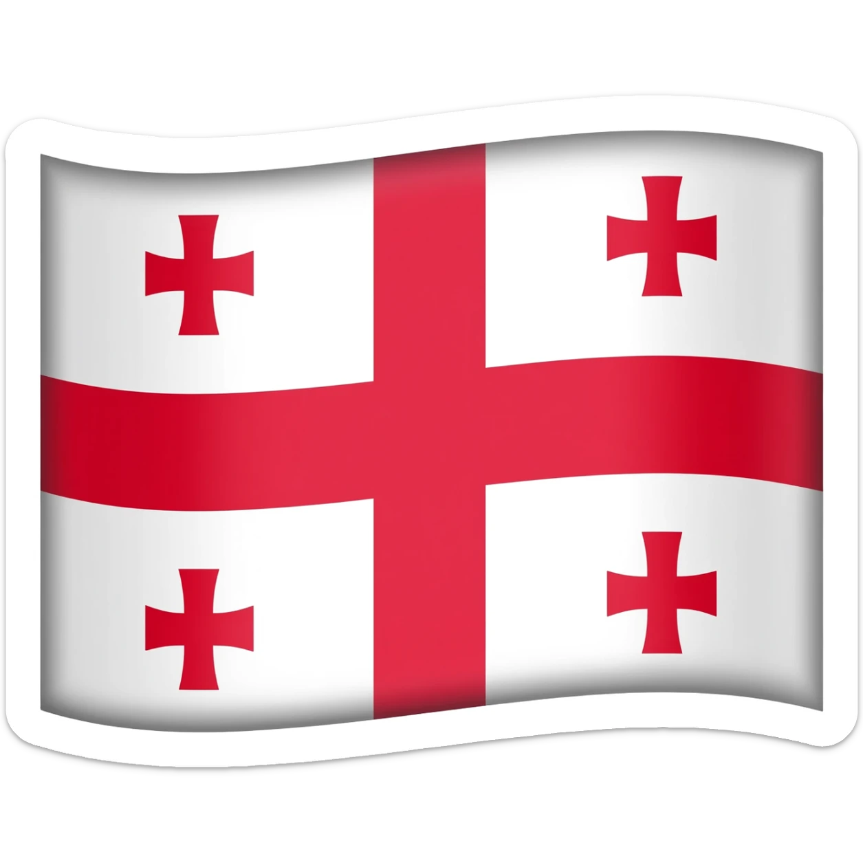 flag of Georgia sticker