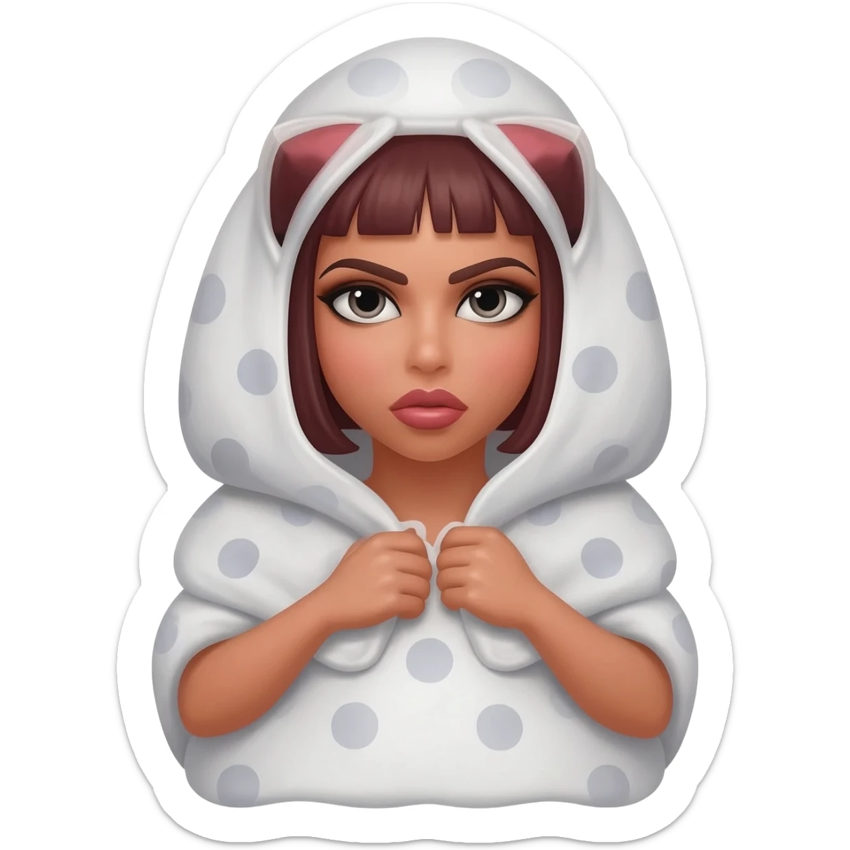 Bdsm girl bed bound sticker