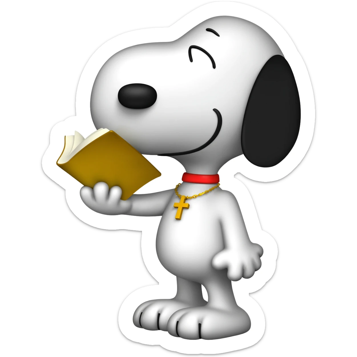 snoopy version christian sticker