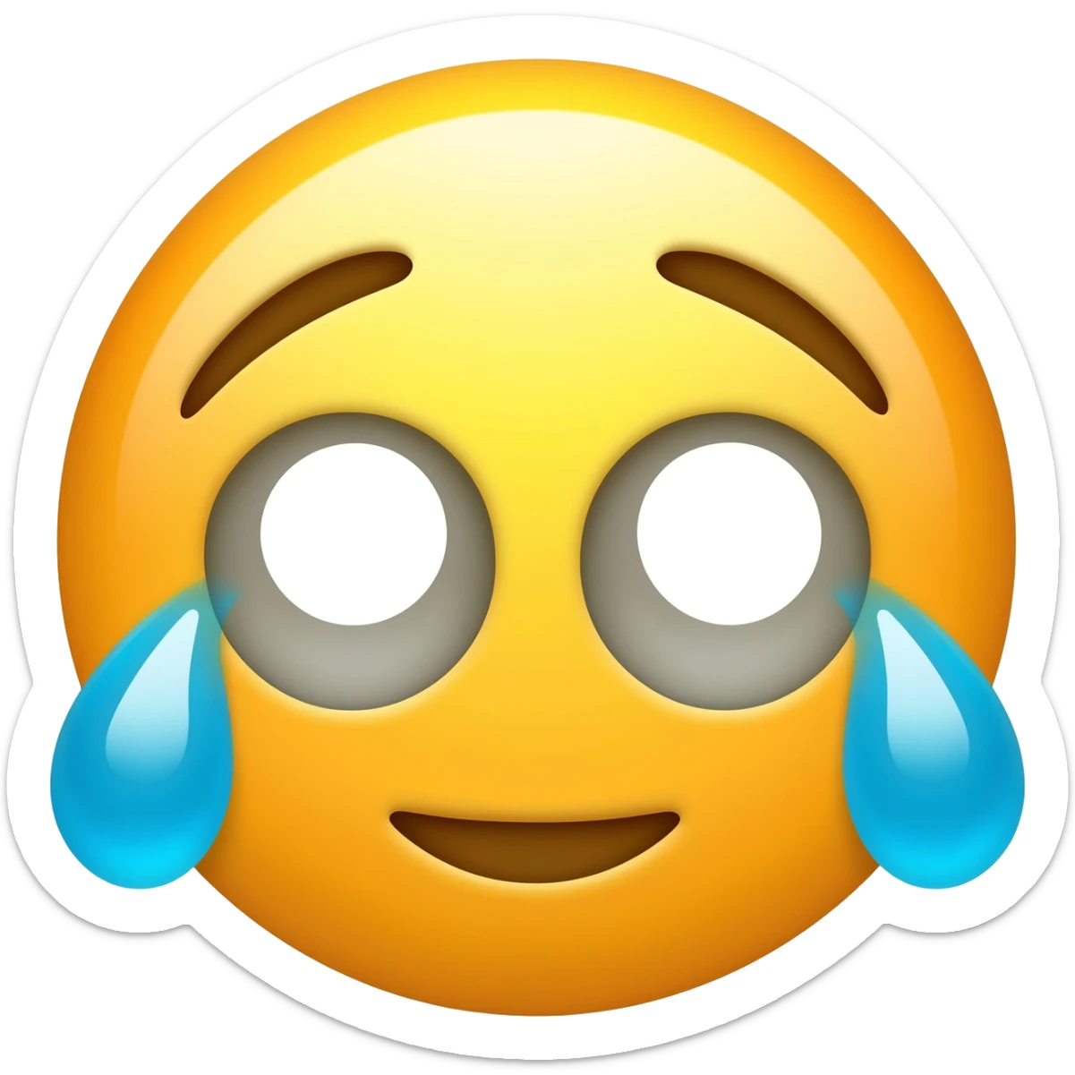 Emoticon Thristy sticker