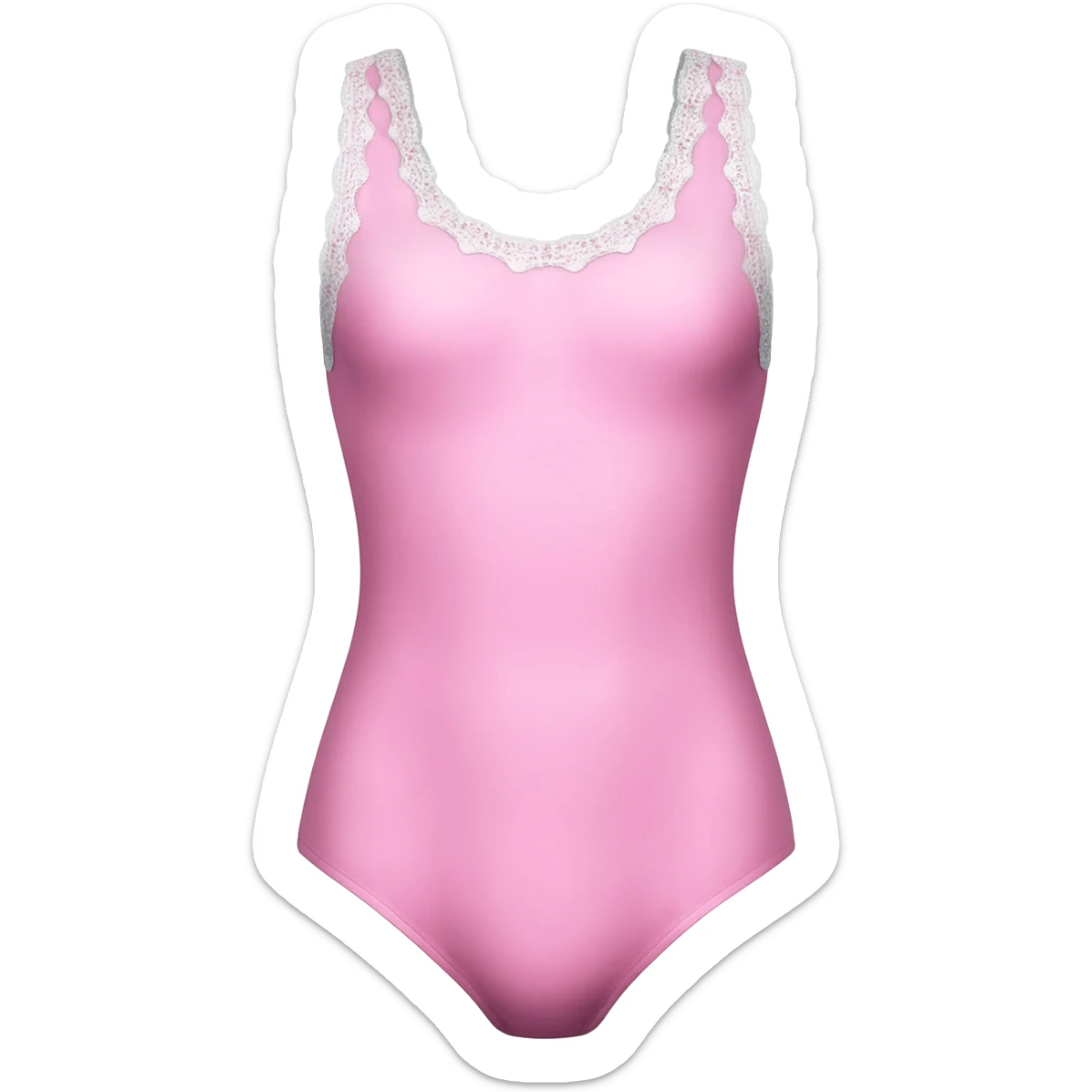 pastel pink ballet leotard sticker