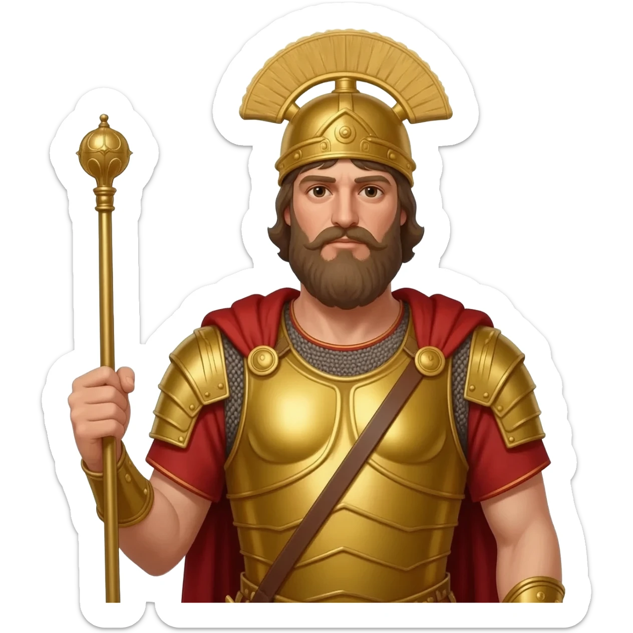 king Phillip II Greece sticker