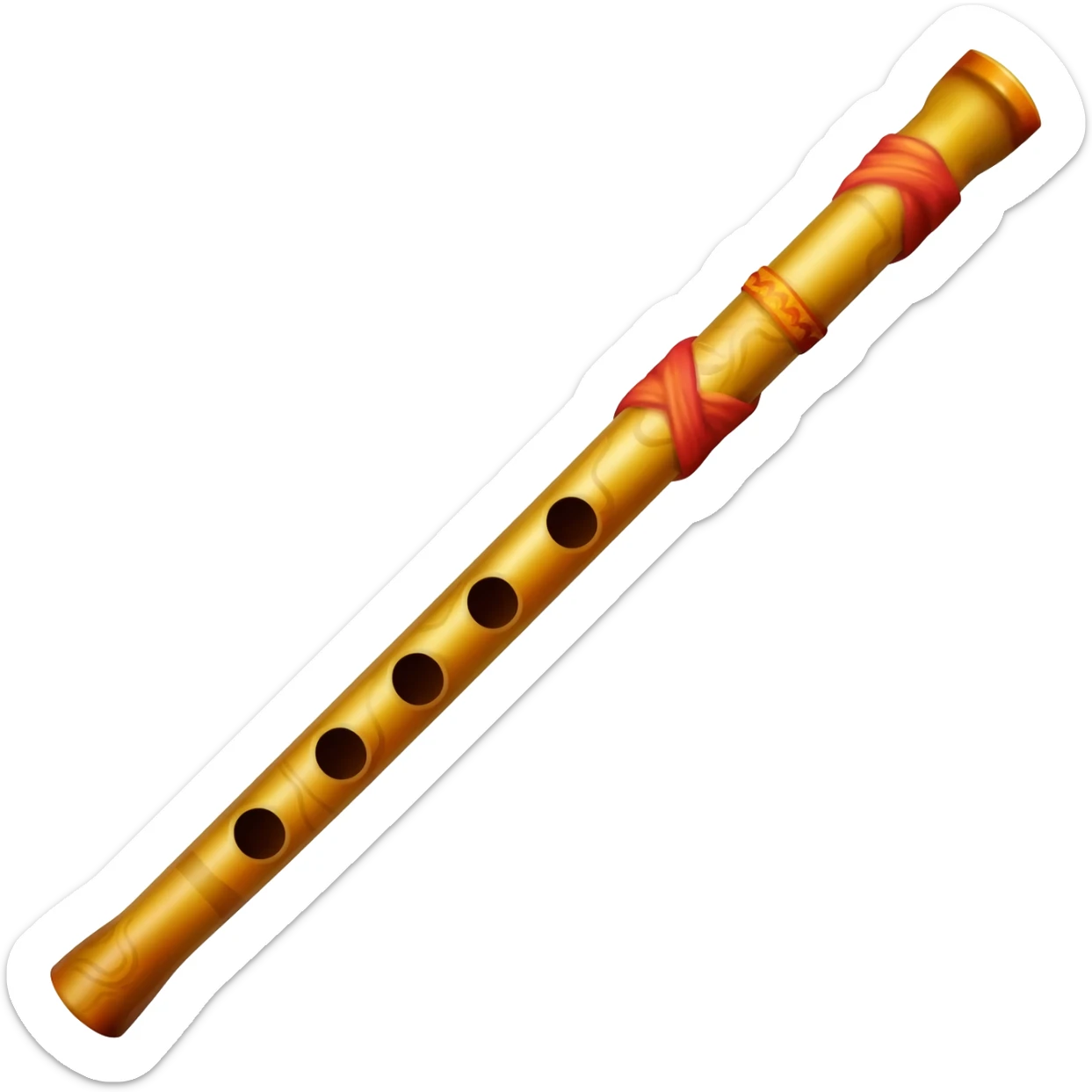 Krishna flute sticker
