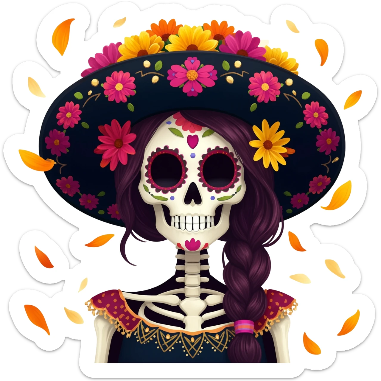 catrina sticker