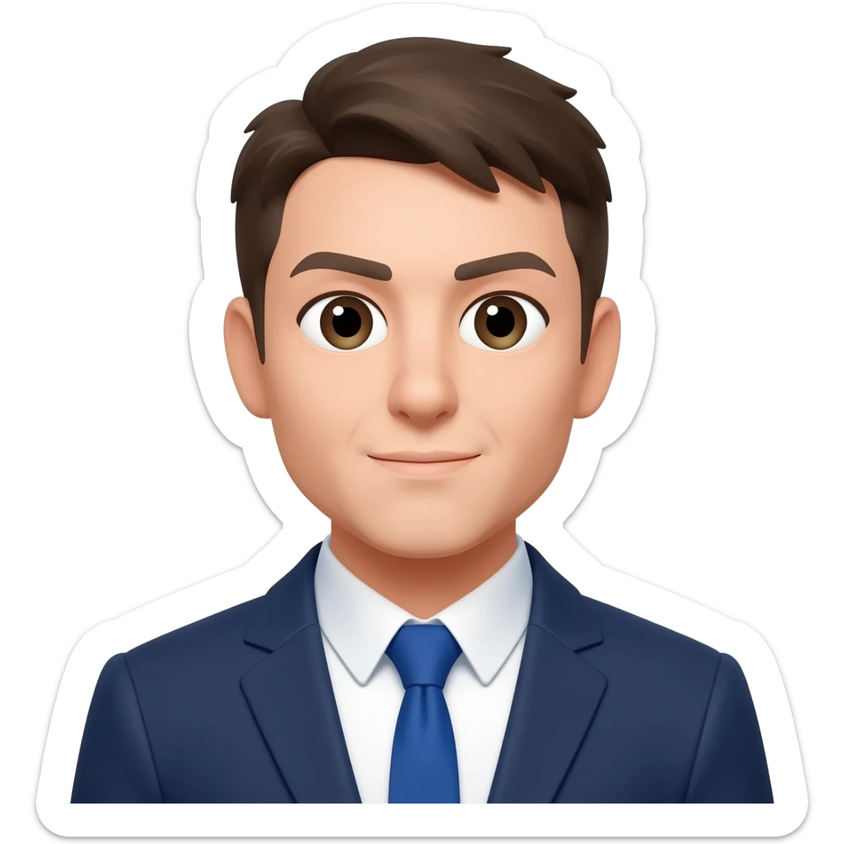 wearing blue ties sticker