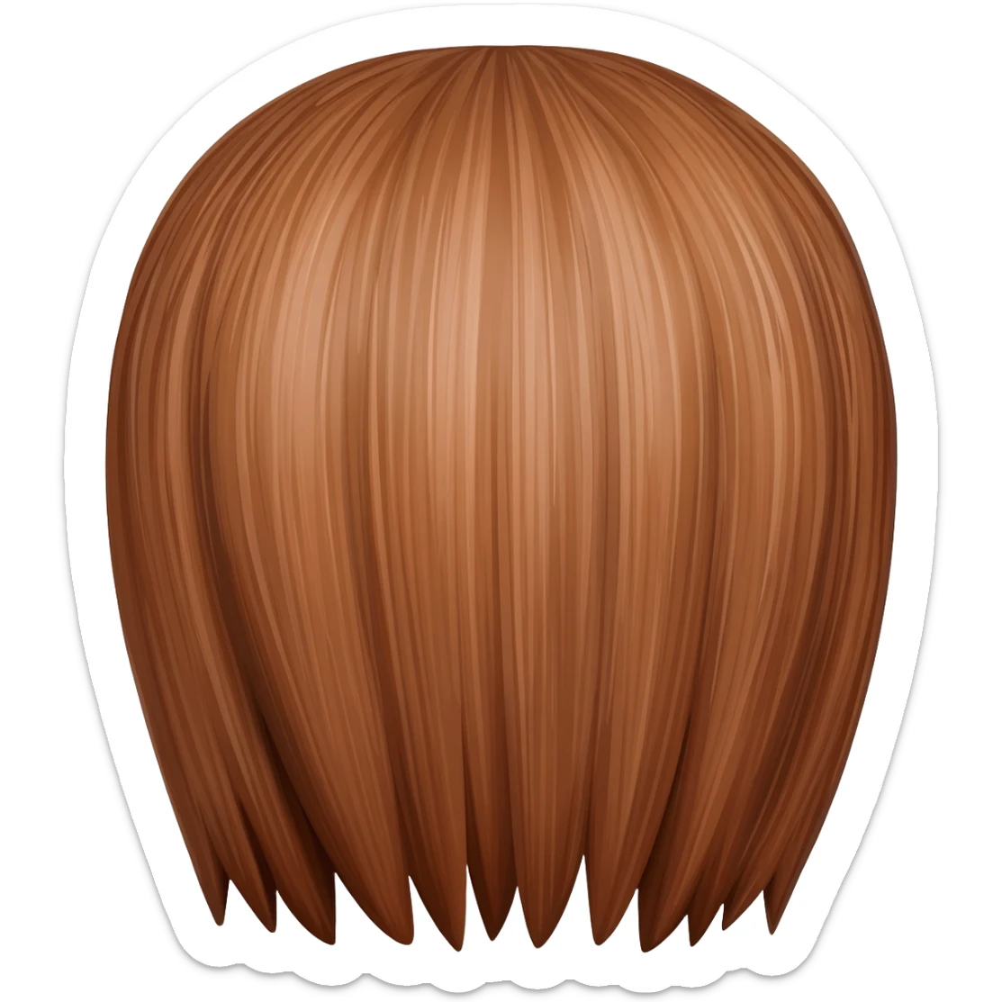 Only hair no face required sticker